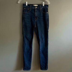 Madewell 10” Skinny High Rise Jeans, size 26